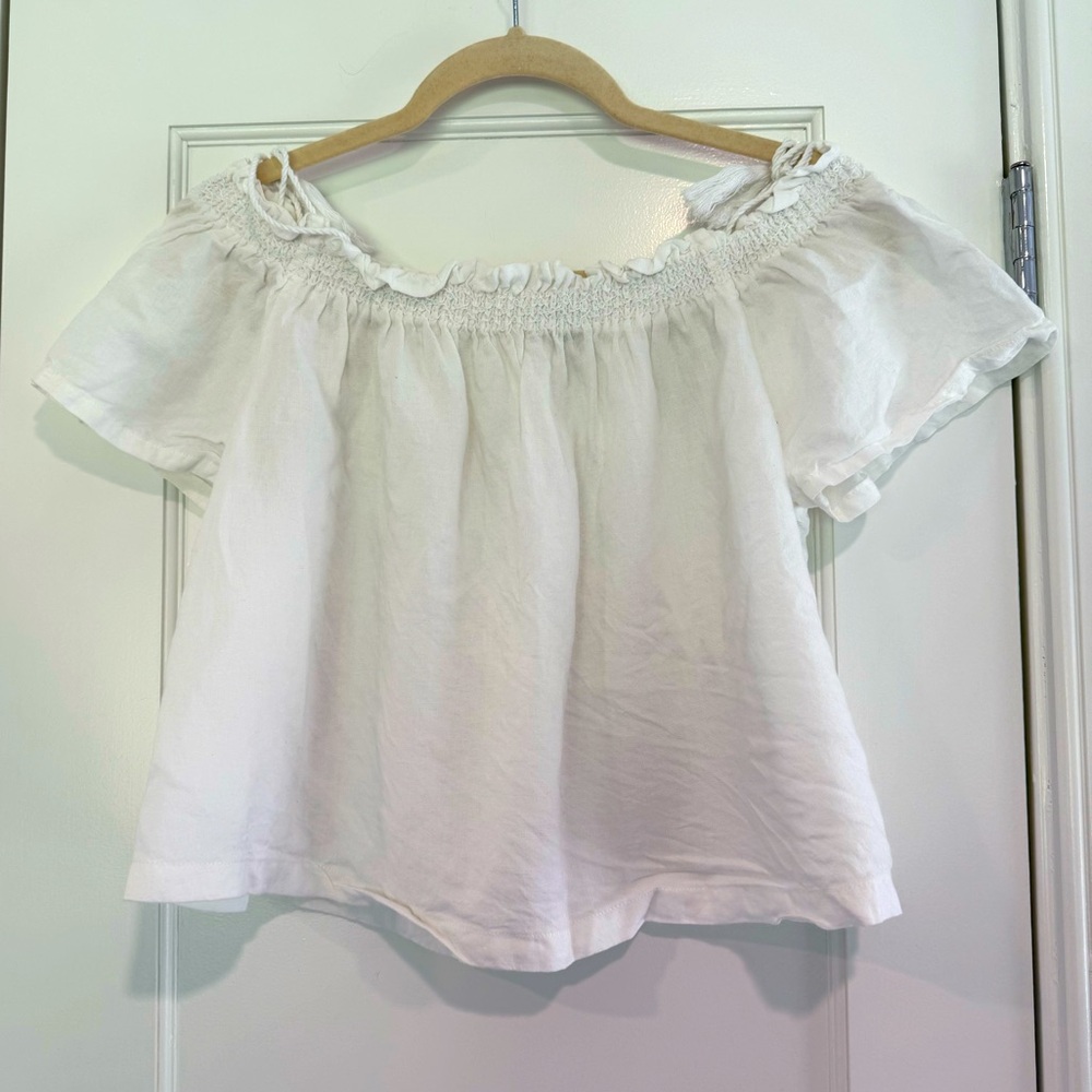 Off the shoulder crop top